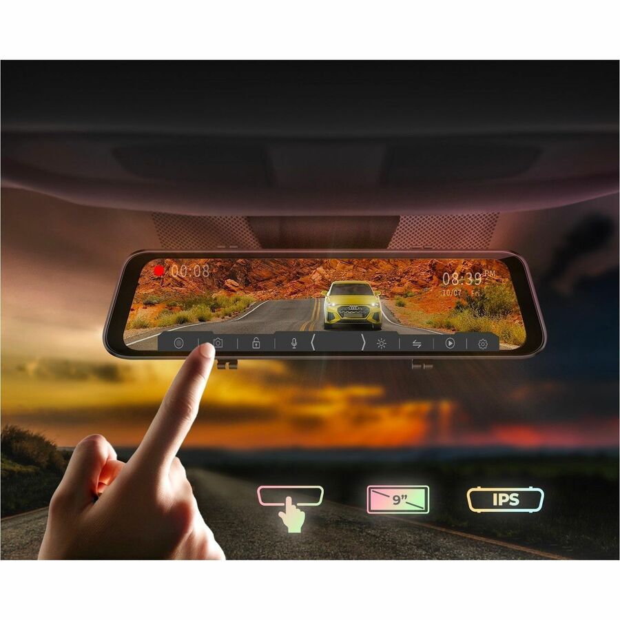 GekoGear Orbit D400 4K Rearview Mirror Dash Cam with 1080P Backup Cam GekoGear Orbit D400 4K Rearview Mirror Dash Cam with 1080P Backup Cam